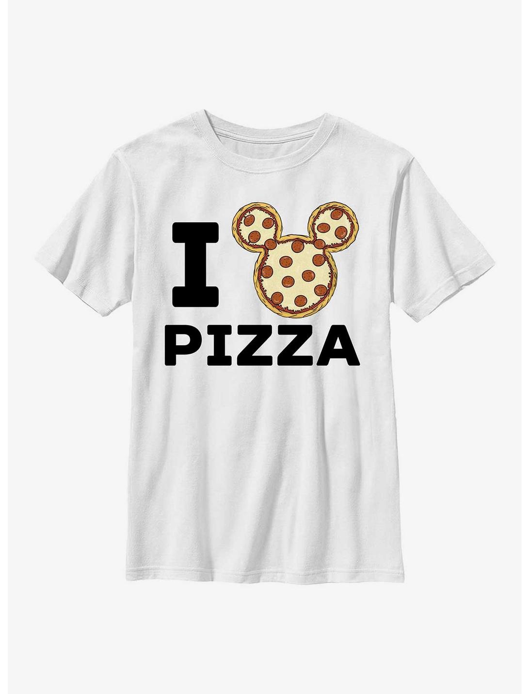 Disney Mickey Mouse Mickey Pizza Youth T-Shirt, WHITE, hi-res
