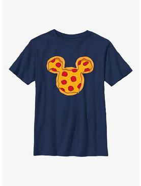 Disney Mickey Mouse Mickey Pizza Ears Youth T-Shirt, NAVY, hi-res