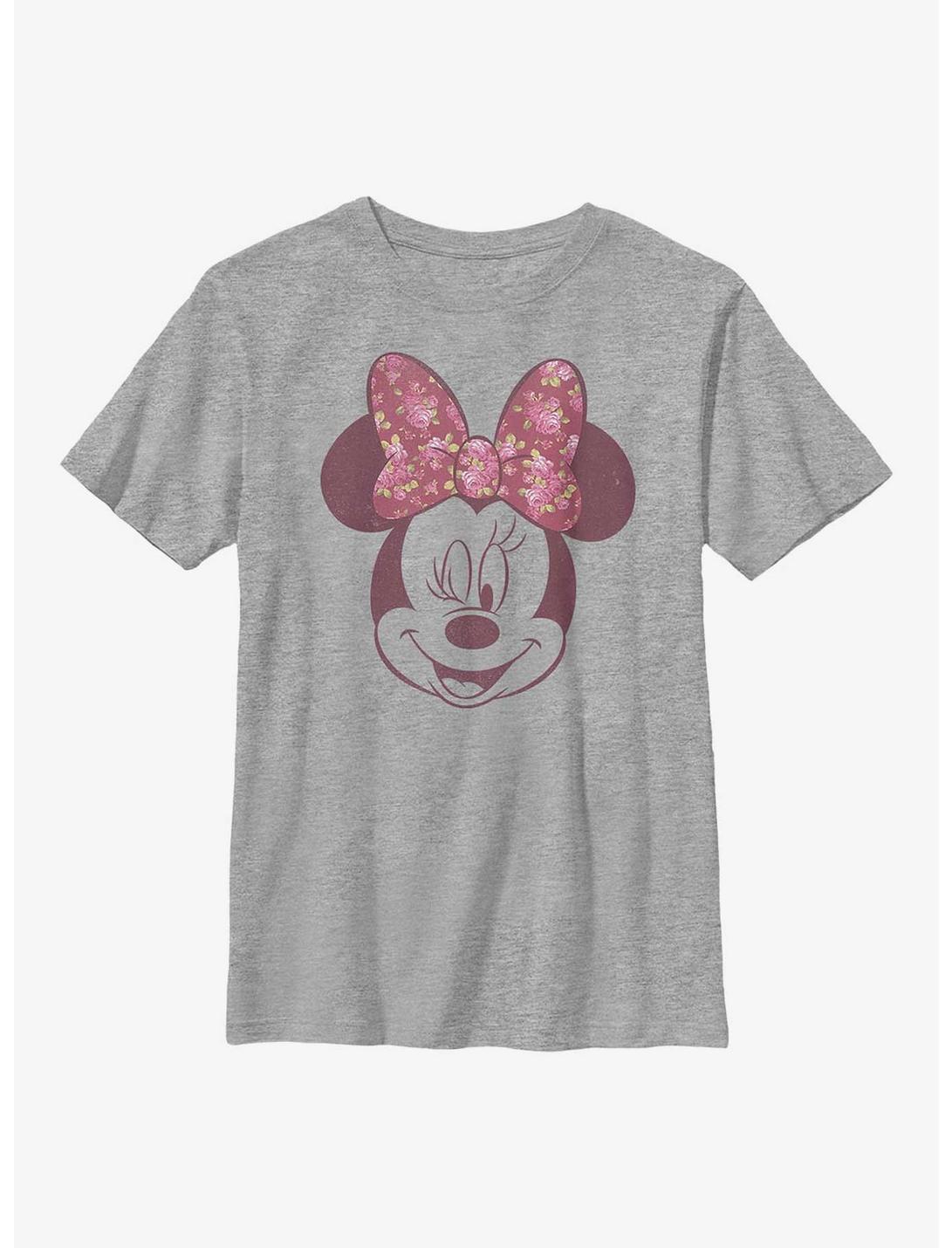 Disney Minnie Mouse Love Rose Youth T-Shirt, ATH HTR, hi-res