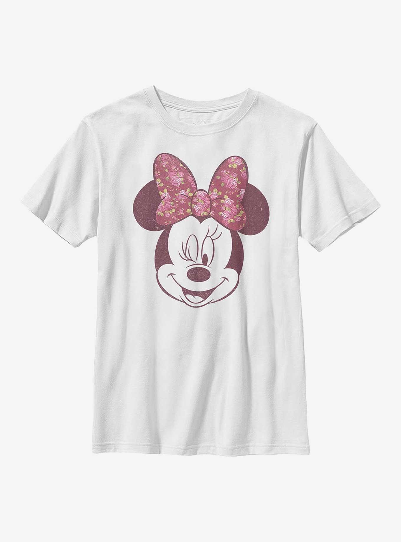 Disney Minnie Mouse Love Rose Youth T-Shirt, , hi-res