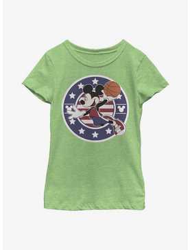 Disney Mickey Mouse B Ball Americana Youth Girls T-Shirt, , hi-res
