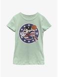 Disney Mickey Mouse B Ball Americana Youth Girls T-Shirt, MINT, hi-res