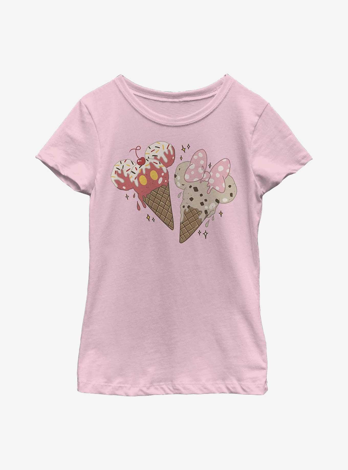 Disney Mickey Mouse Mickey Minnie Cones Youth Girls T-Shirt, , hi-res