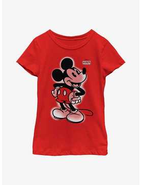 Disney Mickey Mouse Mickey Graffiti Youth Girls T-Shirt, , hi-res