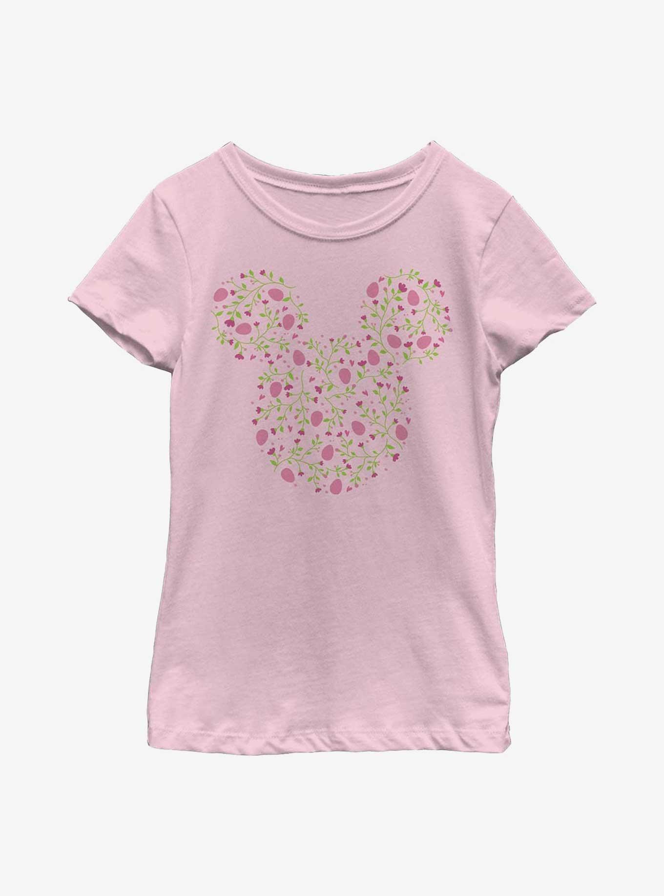 Disney Mickey Mouse Shabby Chic Egg Youth Girls T-Shirt, PINK, hi-res