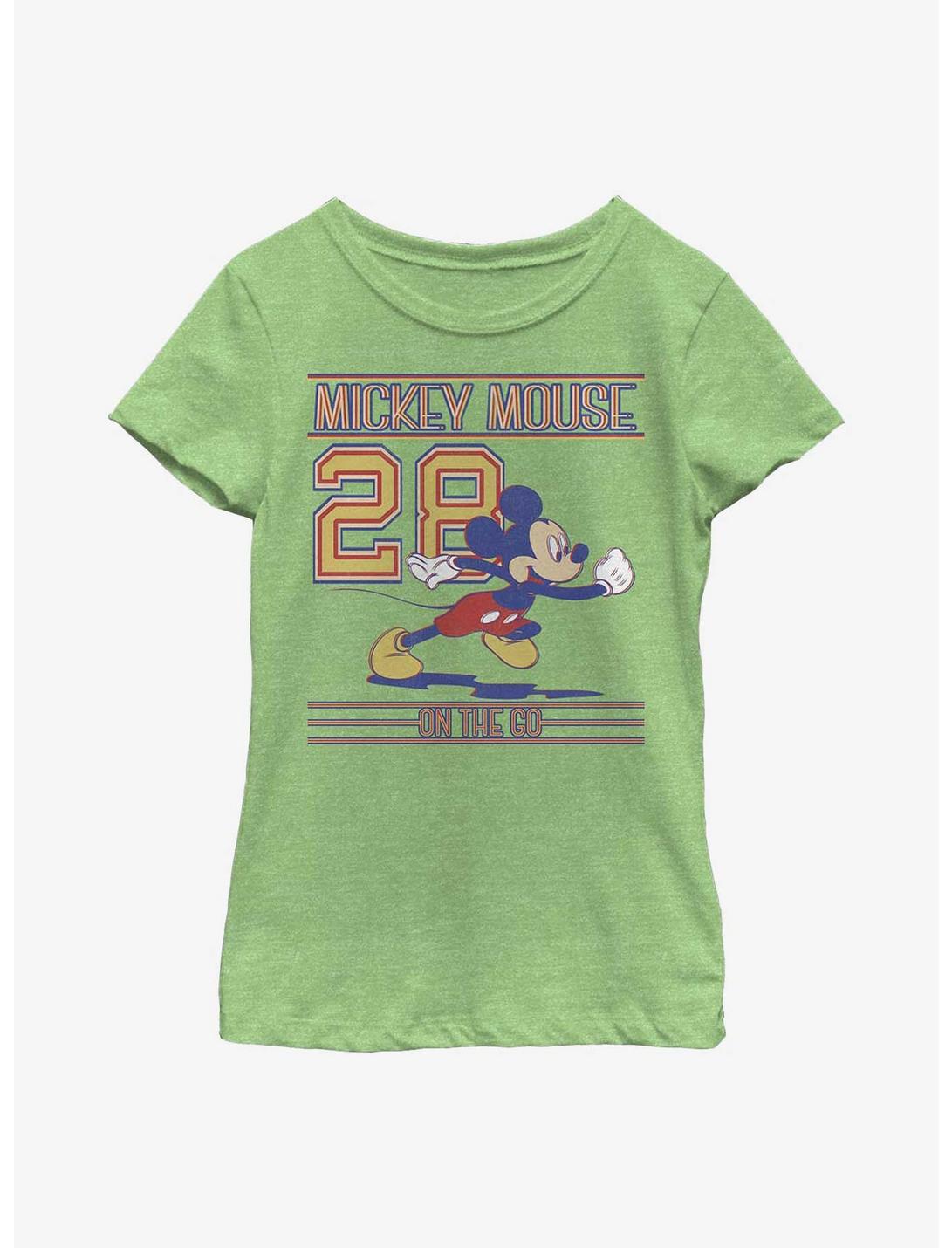 Disney Mickey Mouse Mickey Since 28 Youth Girls T-Shirt, GRN APPLE, hi-res
