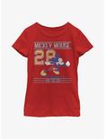 Disney Mickey Mouse Mickey Since 28 Youth Girls T-Shirt, RED, hi-res
