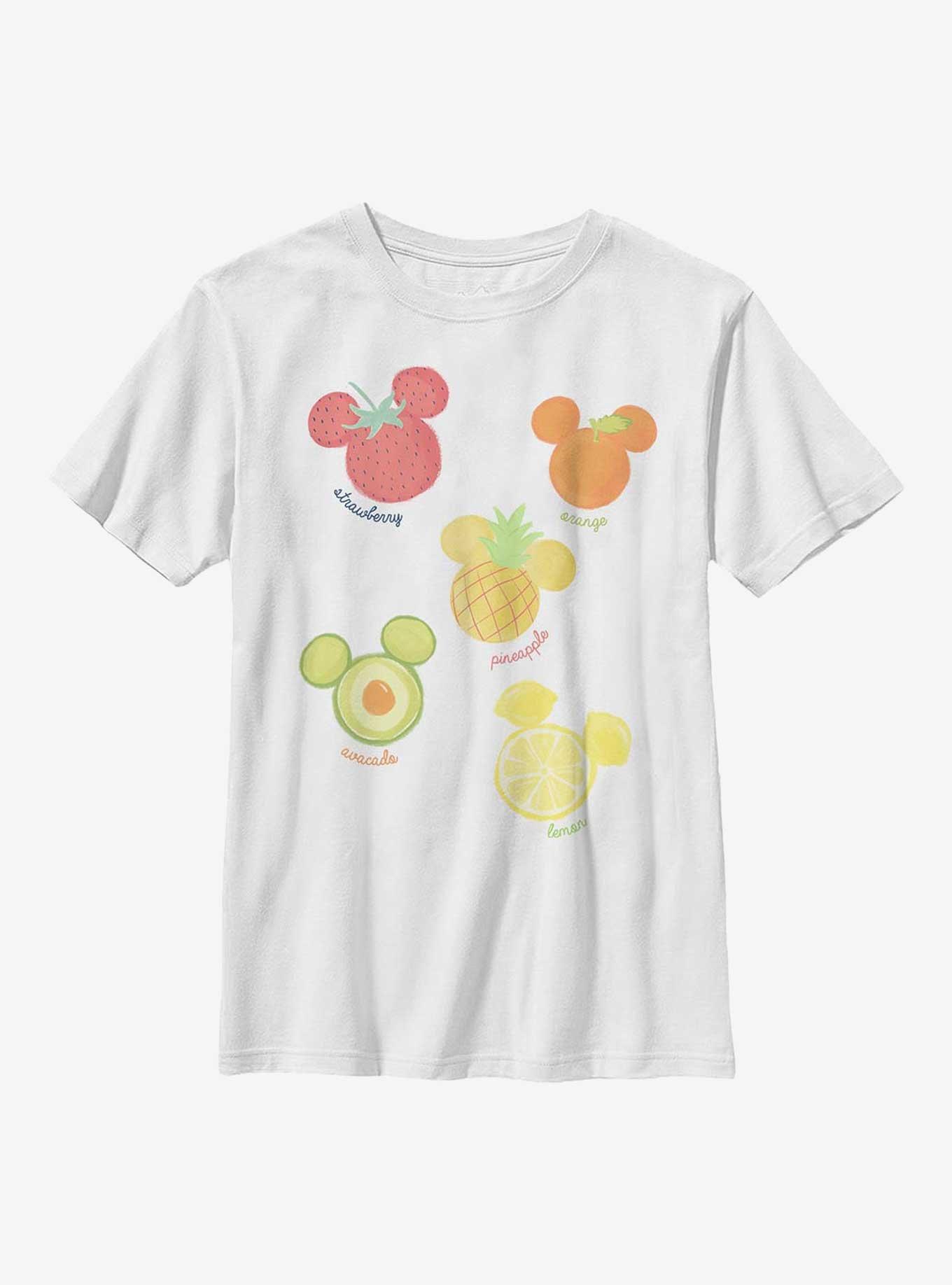 Disney Mickey Mouse Assorted Fruit Youth T-Shirt, , hi-res