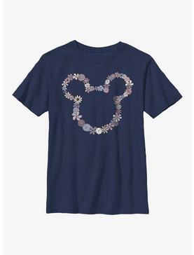 Disney Mickey Mouse Mickey Flowers Youth T-Shirt, , hi-res