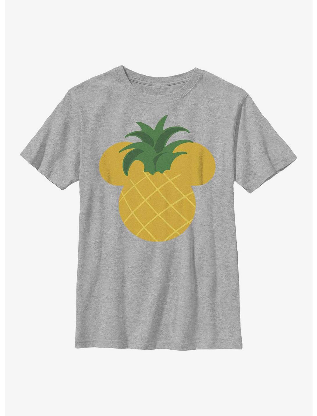 Disney Mickey Mouse Pineapple Ears Youth T-Shirt, ATH HTR, hi-res