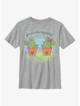 Disney Mickey Mouse Prickly Couple Youth T-Shirt, ATH HTR, hi-res
