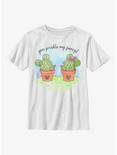 Disney Mickey Mouse Prickly Couple Youth T-Shirt, WHITE, hi-res