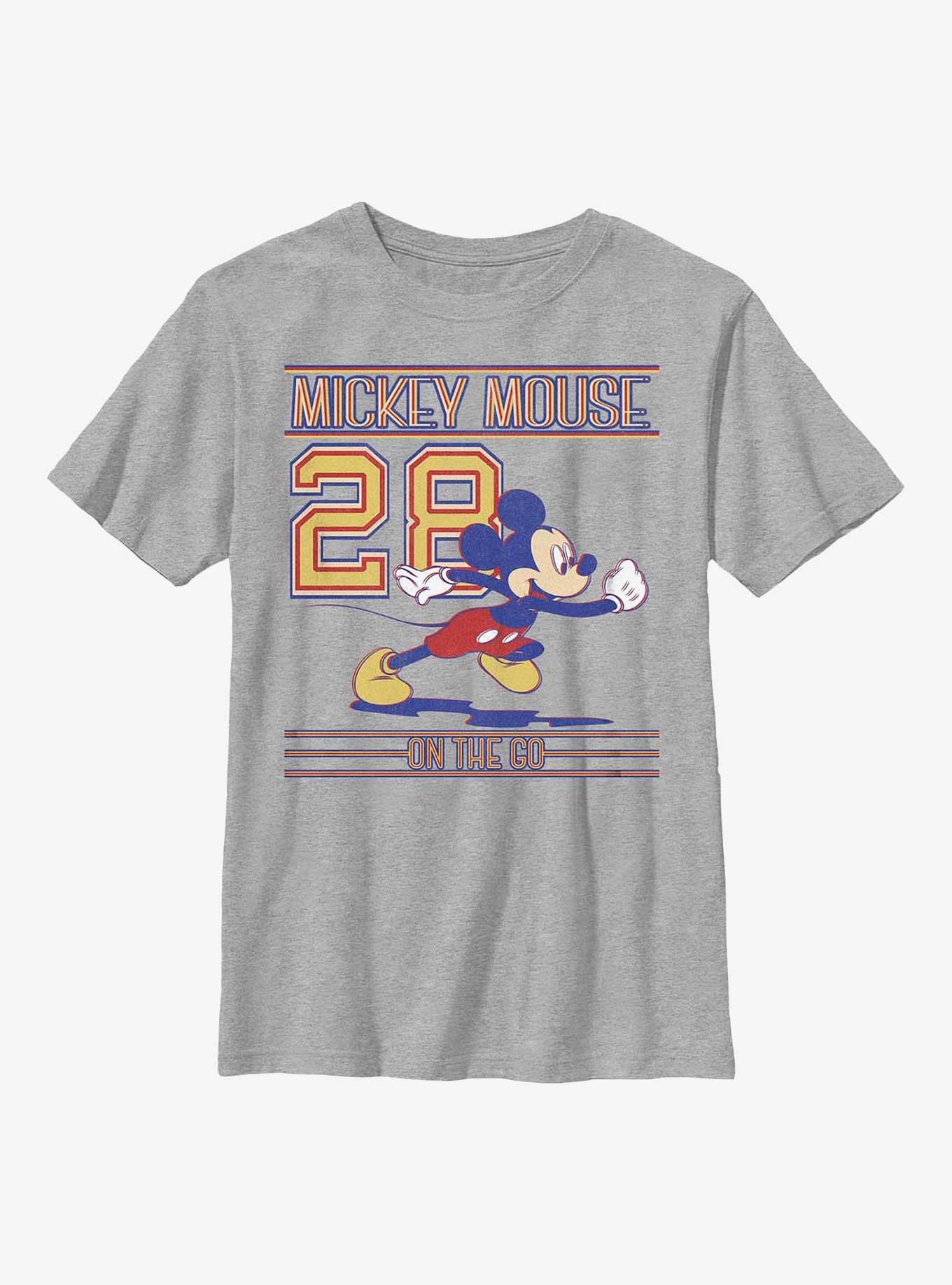 Disney Mickey Mouse Mickey Since 28 Youth T-Shirt, ATH HTR, hi-res