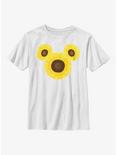 Disney Mickey Mouse Mickey Sunflower Youth T-Shirt, WHITE, hi-res