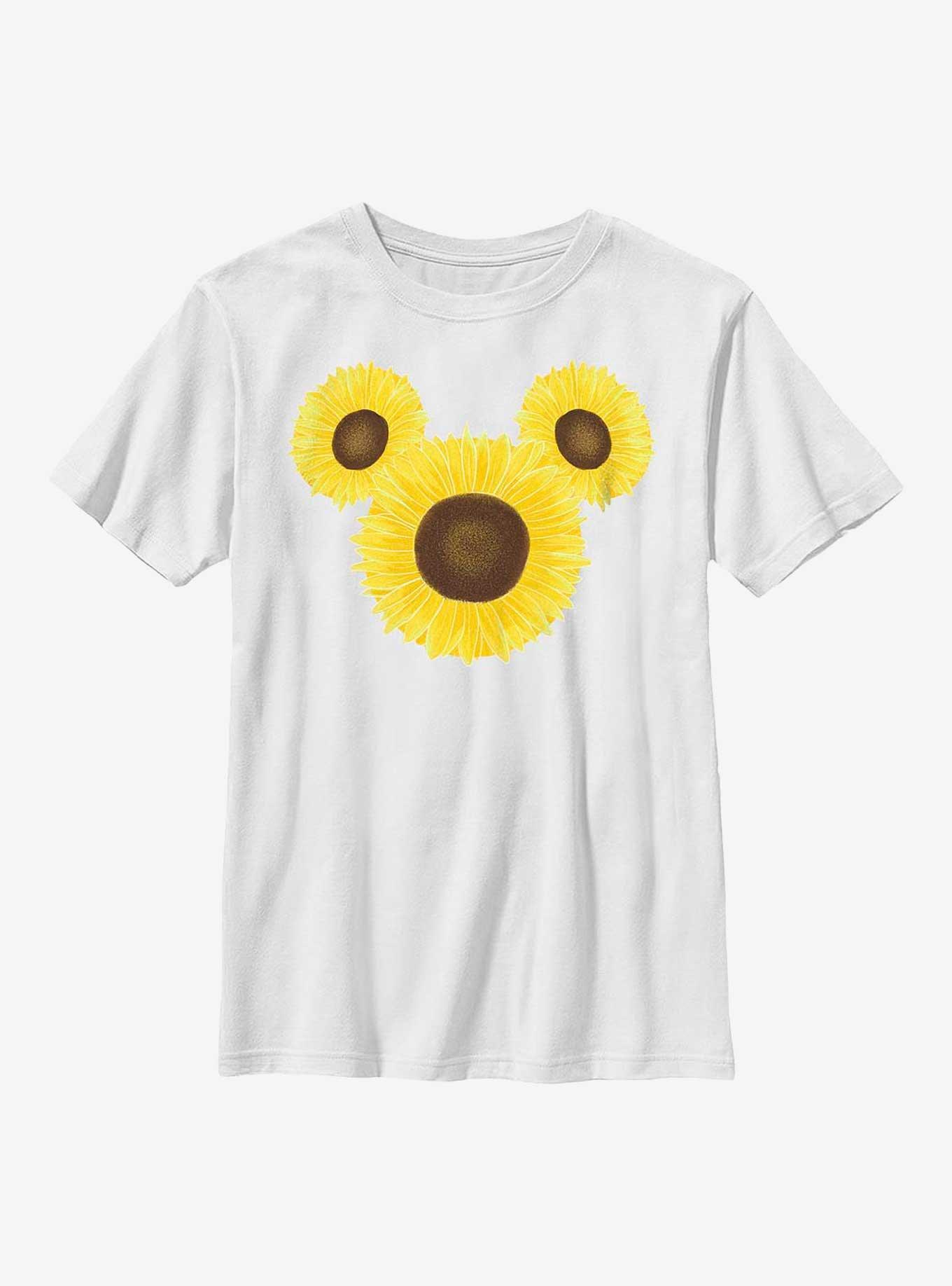 Disney Mickey Mouse Mickey Sunflower Youth T-Shirt, , hi-res