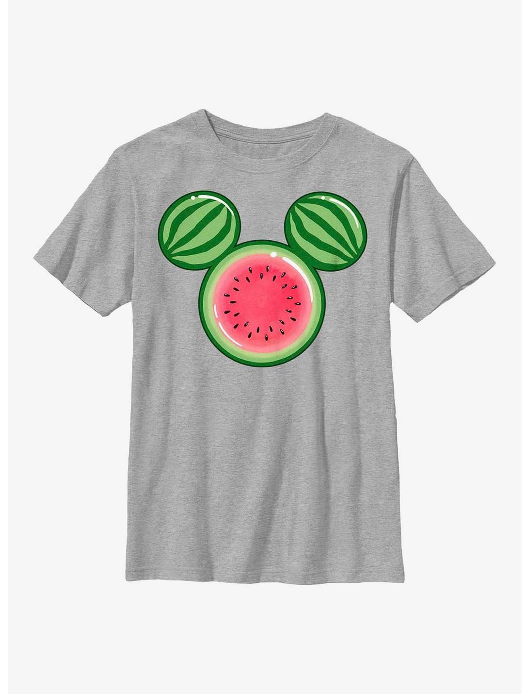 Disney Mickey Mouse Watermelon Ears Youth T-Shirt, ATH HTR, hi-res