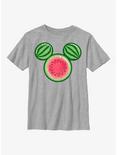 Disney Mickey Mouse Watermelon Ears Youth T-Shirt, ATH HTR, hi-res