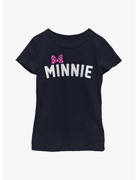Disney Minnie Mouse Minnie Bow Chest Youth Girls T-Shirt, , hi-res