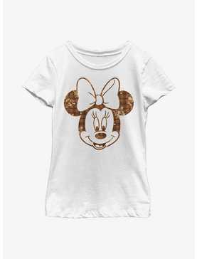 Disney Minnie Mouse Fall Floral Plaid Minnie Youth Girls T-Shirt, , hi-res