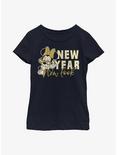 Disney Minnie Mouse New Year Minnie Youth Girls T-Shirt, NAVY, hi-res