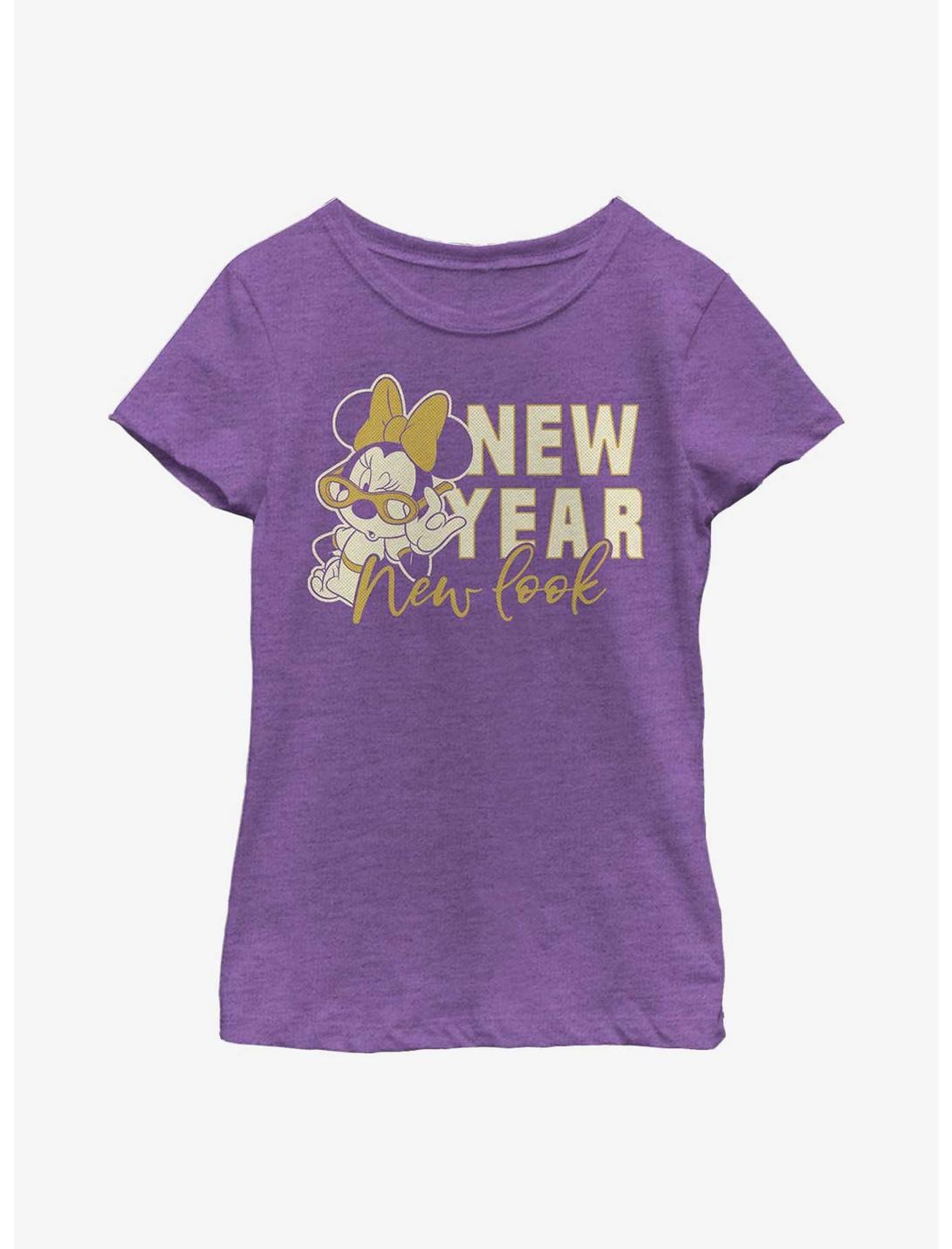 Disney Minnie Mouse New Year Minnie Youth Girls T-Shirt, PURPLE BERRY, hi-res