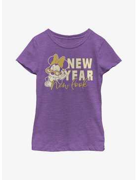Disney Minnie Mouse New Year Minnie Youth Girls T-Shirt, , hi-res