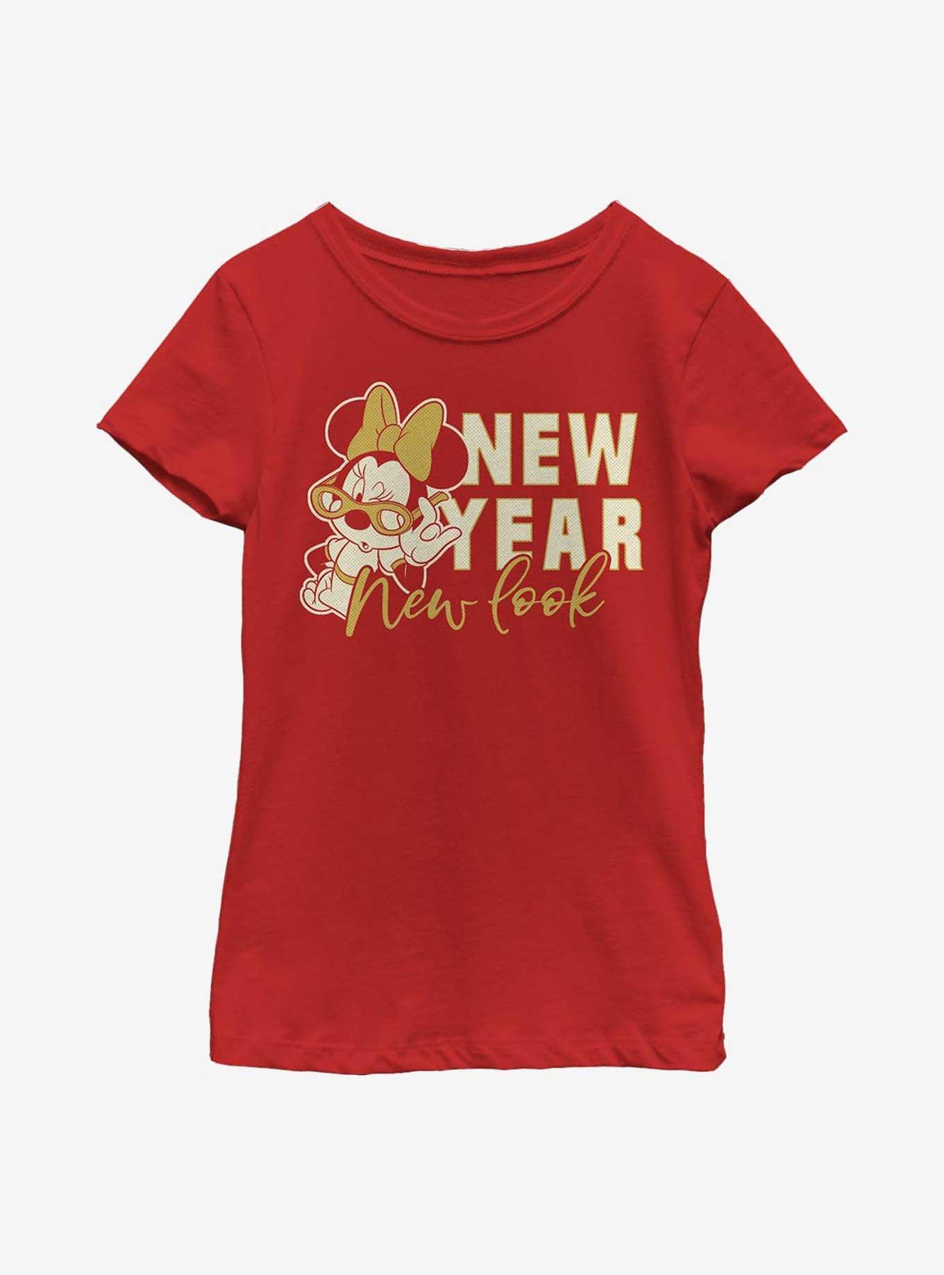 Disney Minnie Mouse New Year Minnie Youth Girls T-Shirt, , hi-res