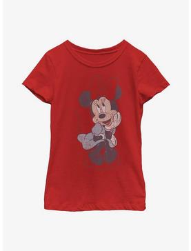 Disney Minnie Mouse Simple Minnie Sit Youth Girls T-Shirt, , hi-res