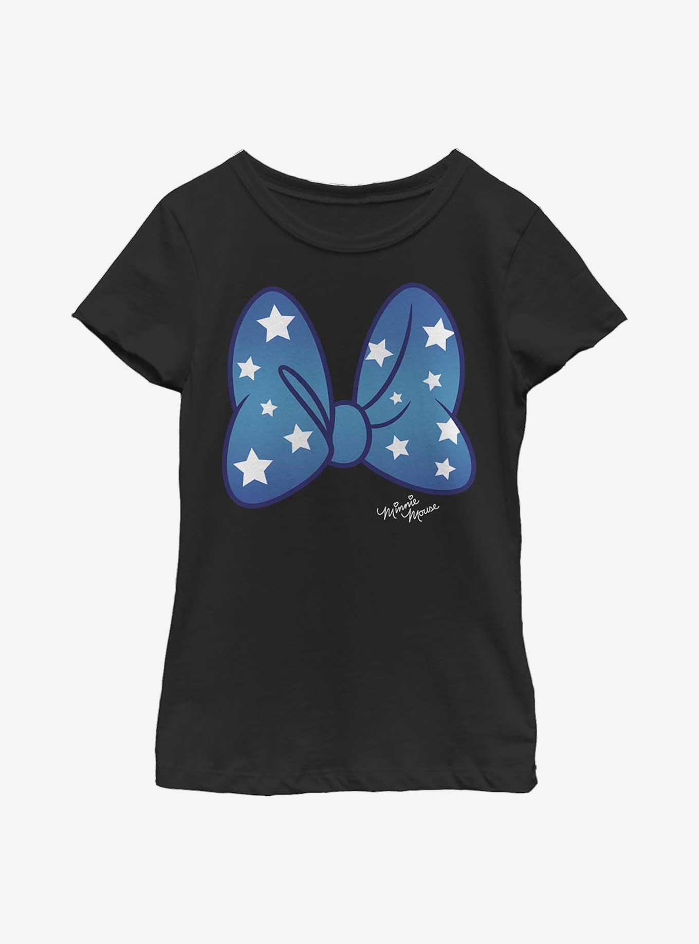 Disney Minnie Mouse Minnie Stars Bow Youth Girls T-Shirt, , hi-res