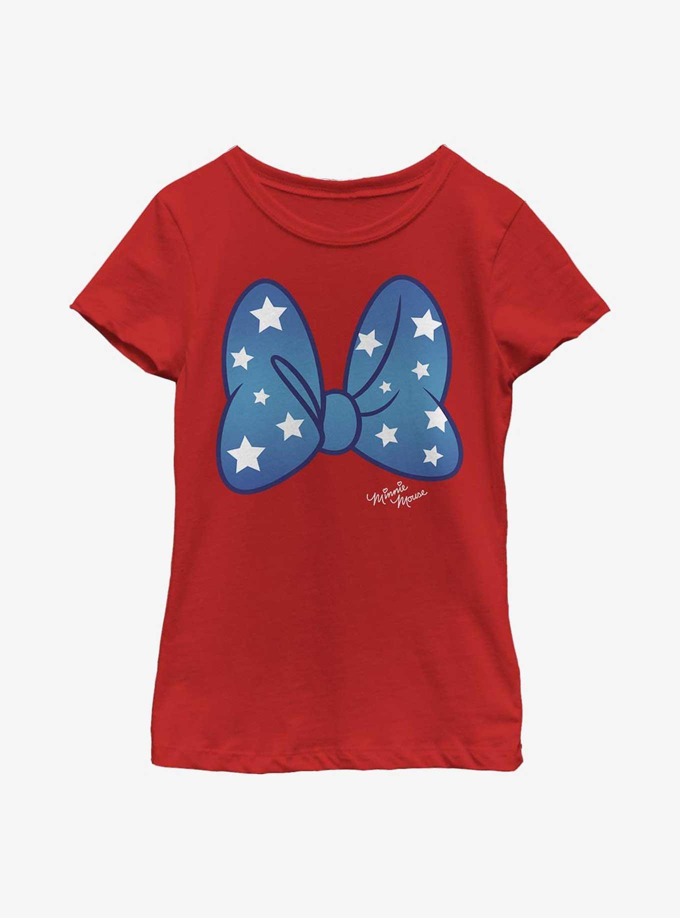 Disney Minnie Mouse Minnie Stars Bow Youth Girls T-Shirt, , hi-res