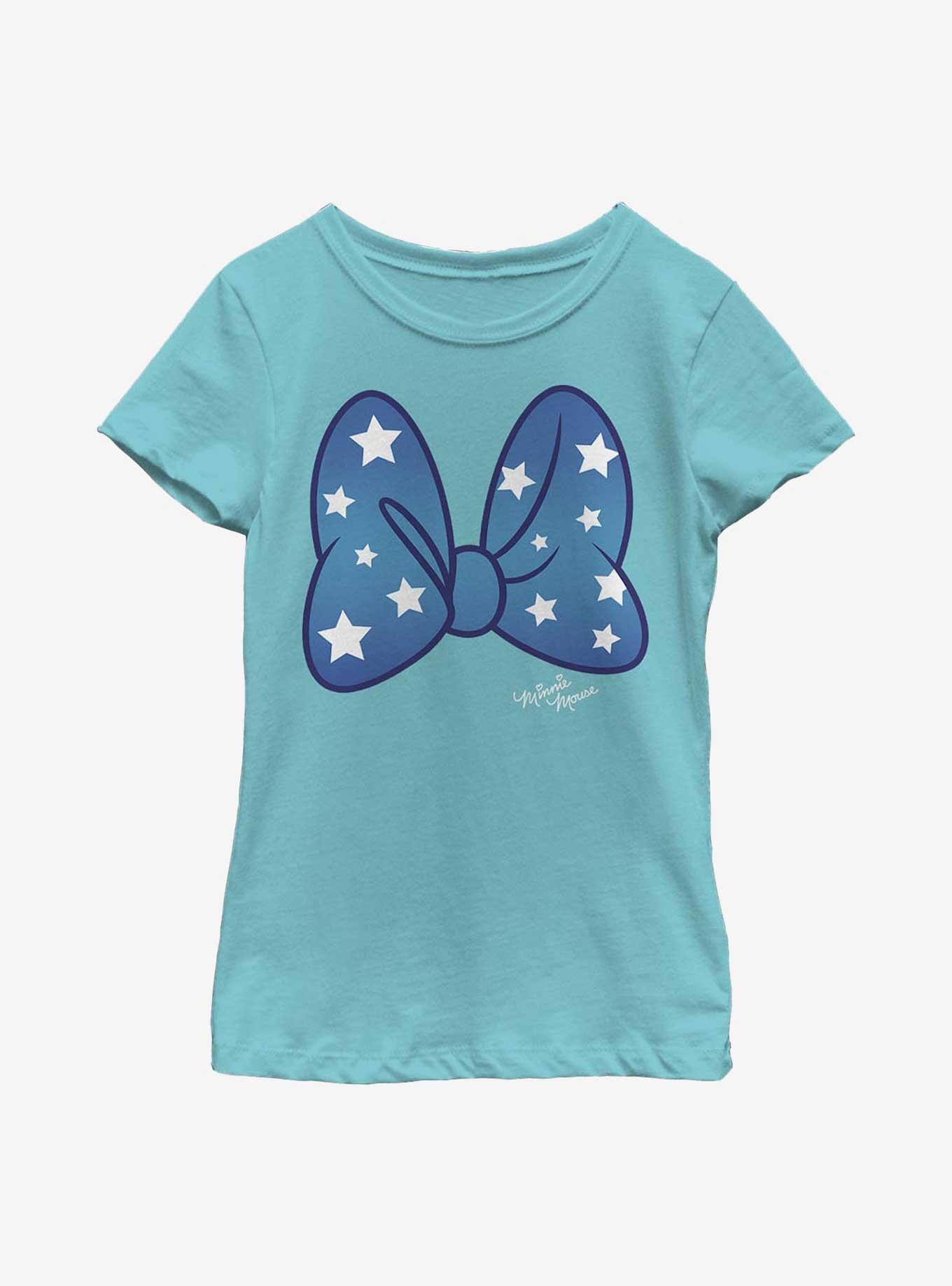 Disney Minnie Mouse Minnie Stars Bow Youth Girls T-Shirt, , hi-res