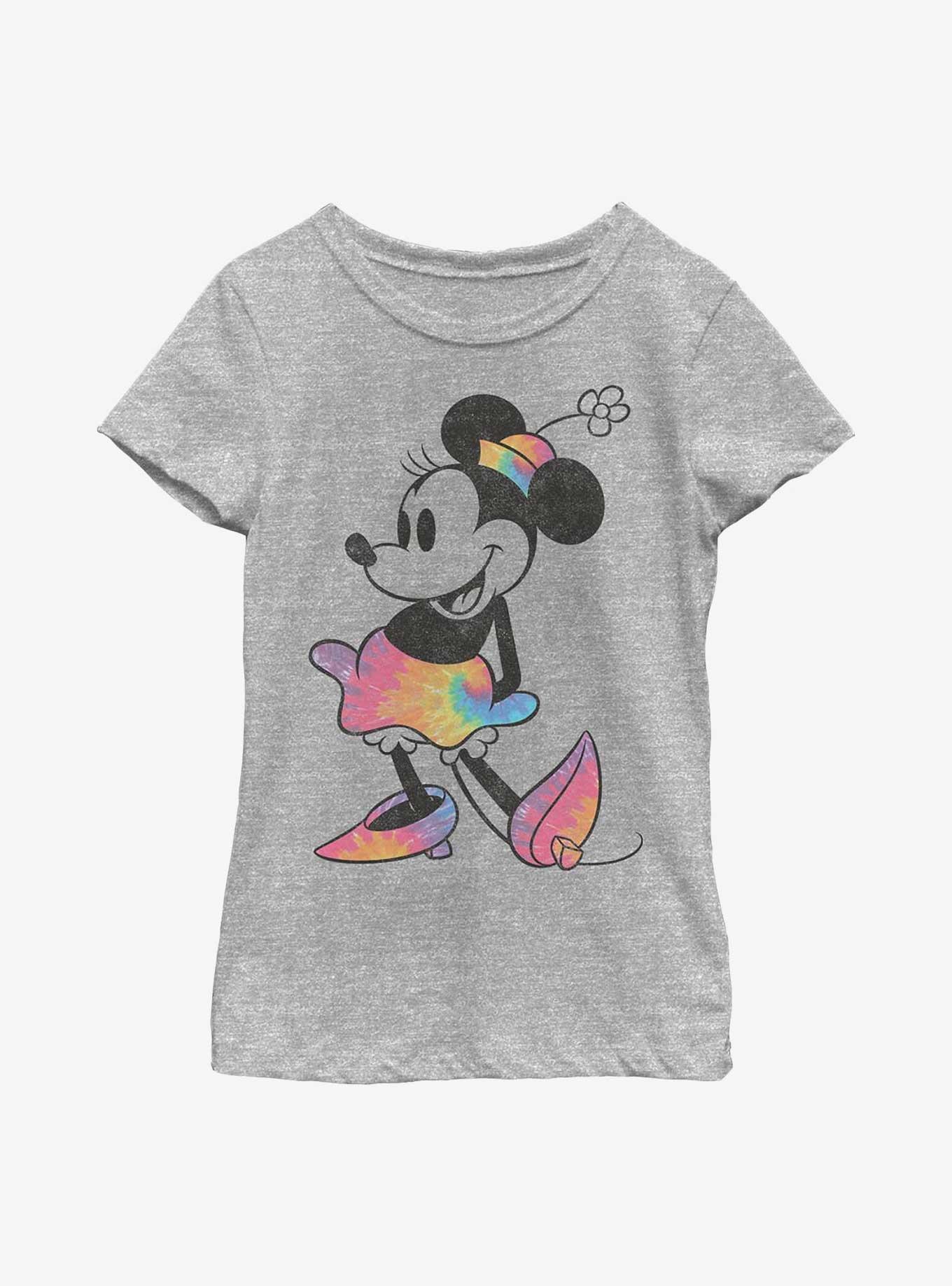 Disney Minnie Mouse Tie Dye Minnie Youth Girls T-Shirt