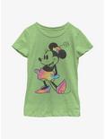 Disney Minnie Mouse Tie Dye Minnie Youth Girls T-Shirt, GRN APPLE, hi-res