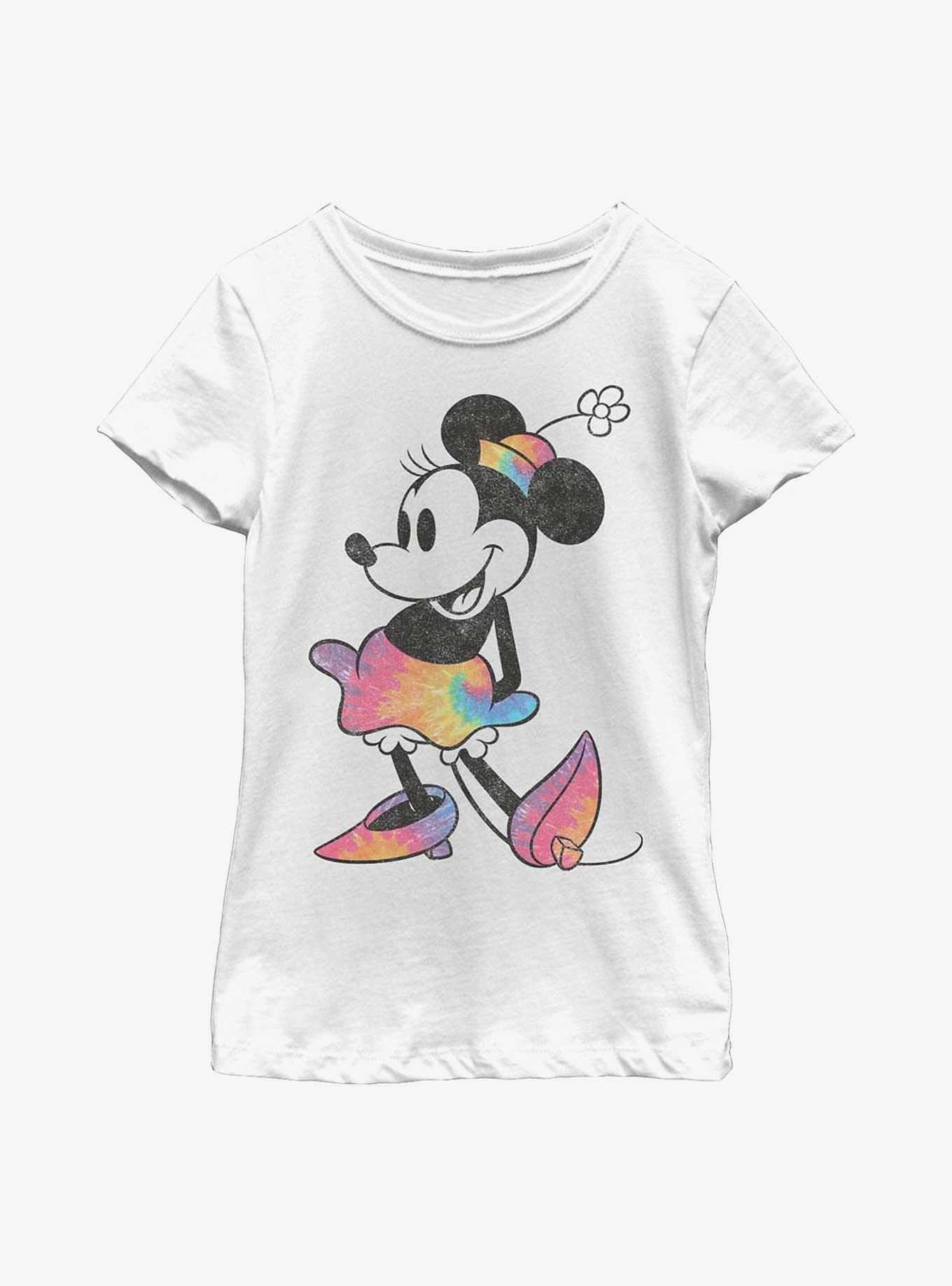 Disney Minnie Mouse Tie Dye Minnie Youth Girls T-Shirt