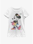 Disney Minnie Mouse Tie Dye Minnie Youth Girls T-Shirt, WHITE, hi-res