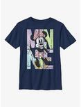 Disney Minnie Mouse Minnie Name Fill Youth T-Shirt, NAVY, hi-res