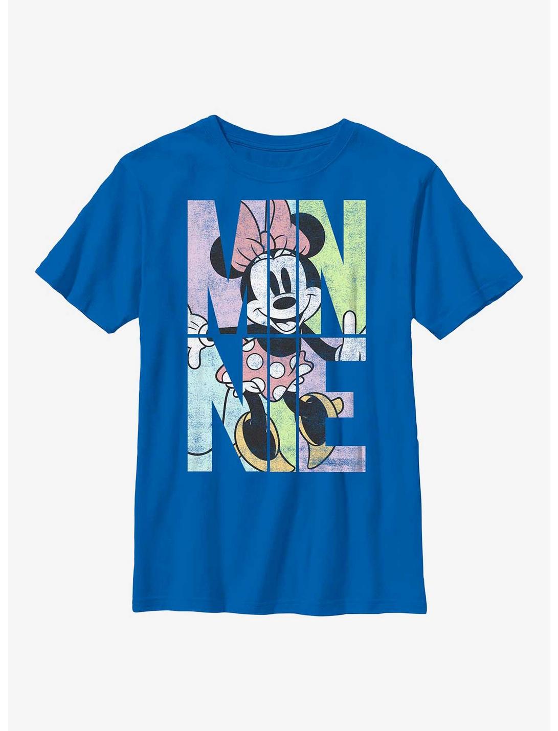 Disney Minnie Mouse Minnie Name Fill Youth T-Shirt, ROYAL, hi-res