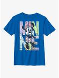 Disney Minnie Mouse Minnie Name Fill Youth T-Shirt, ROYAL, hi-res