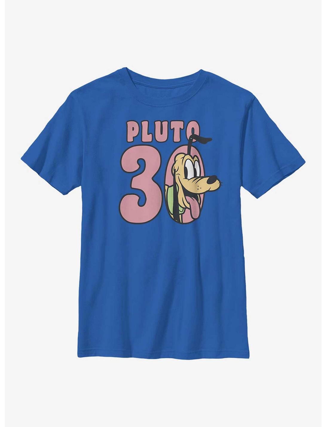 Disney Pluto Smiles Youth T-Shirt, ROYAL, hi-res