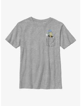 Disney Pinocchio Jiminy Pocket Youth T-Shirt, , hi-res