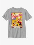 Disney Pinocchio Storybook Poster Youth T-Shirt, ATH HTR, hi-res