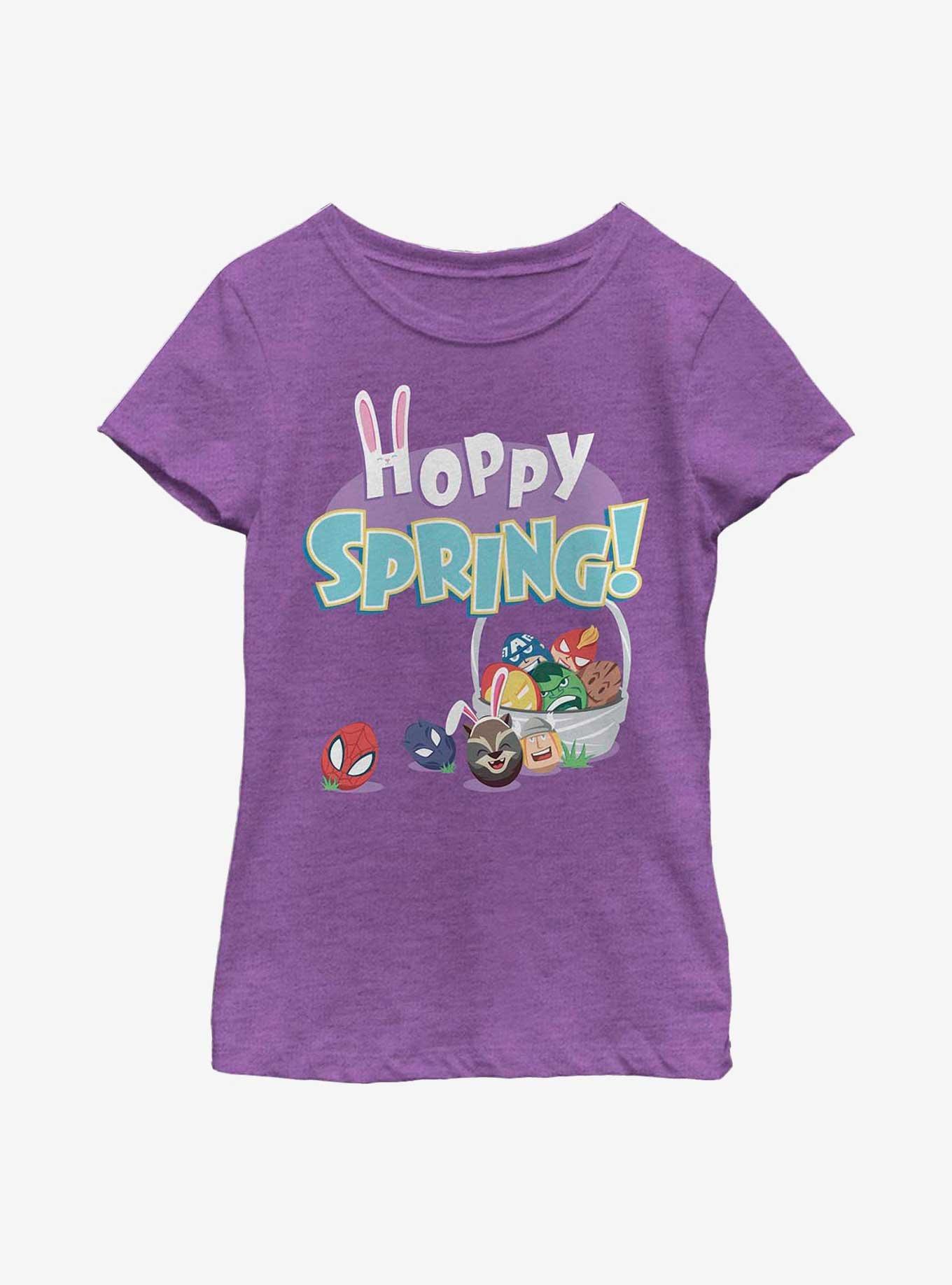 Marvel Avengers Hop Youth Girls T-Shirt, PURPLE BERRY, hi-res
