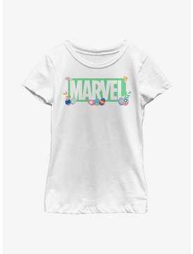 Marvel Avengers Marvel Easter Logo Youth Girls T-Shirt, , hi-res