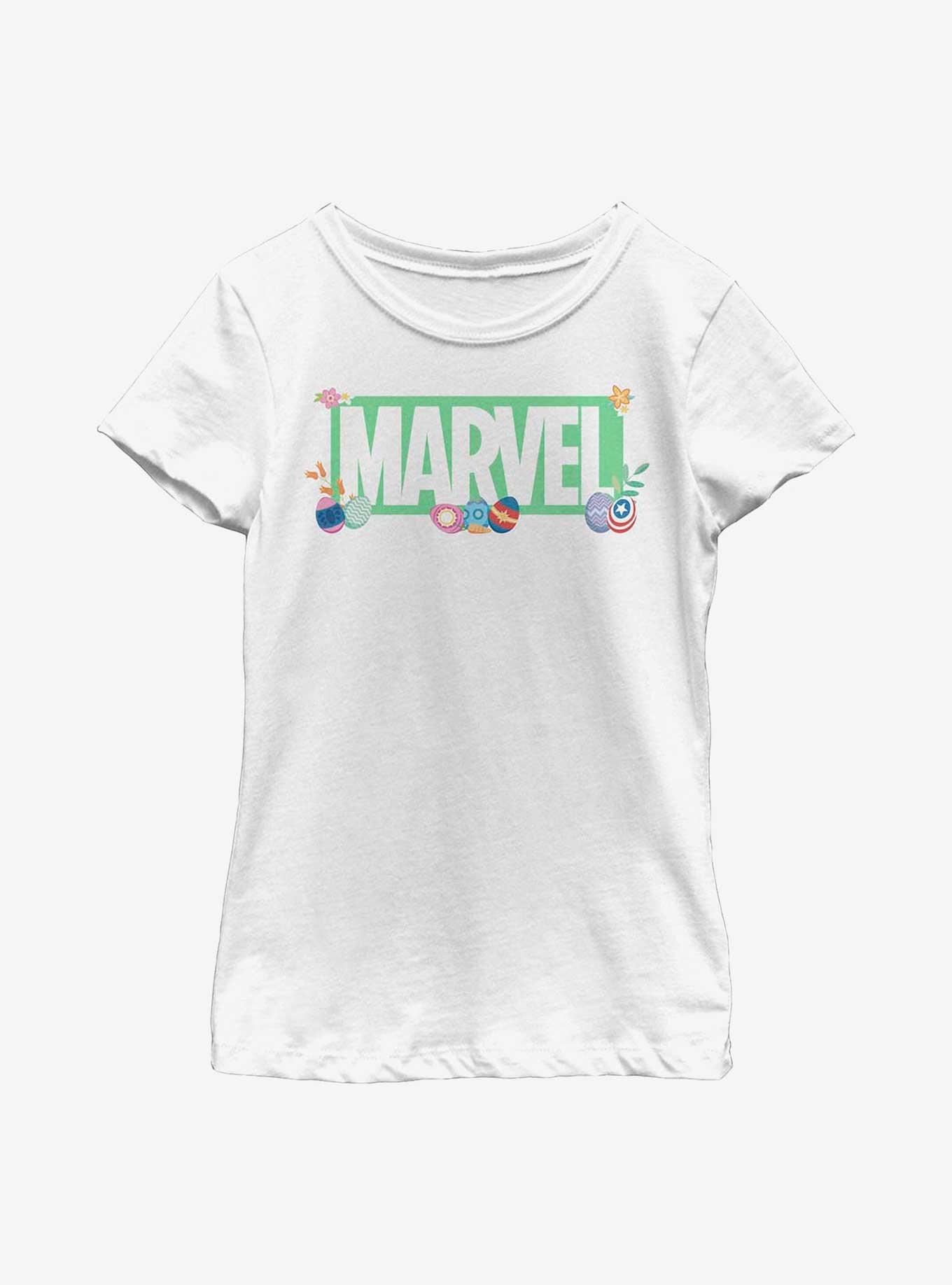 Marvel Avengers Marvel Easter Logo Youth Girls T-Shirt, , hi-res