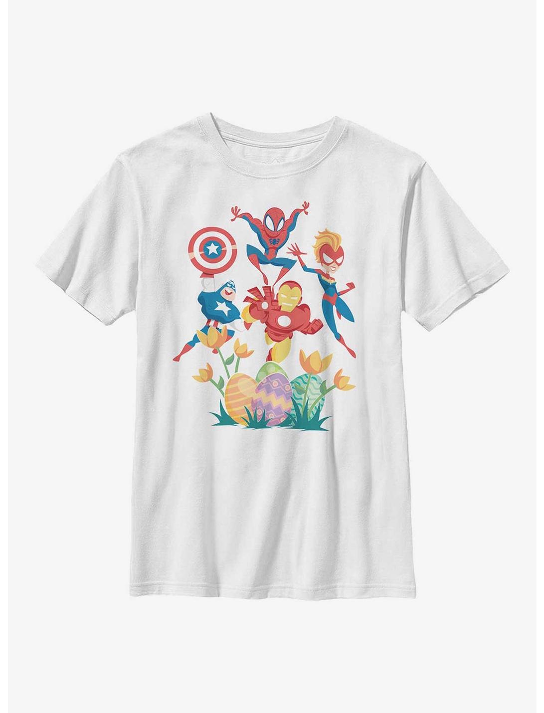 Marvel Avengers Captain Power Youth T-Shirt, WHITE, hi-res