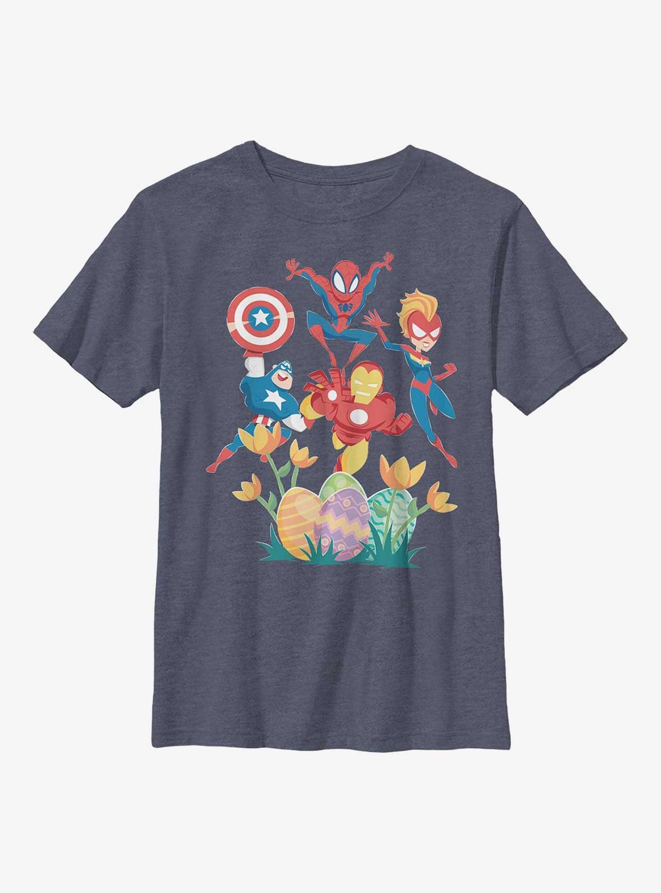 Marvel Avengers Group Easter Hunt Youth T-Shirt, , hi-res