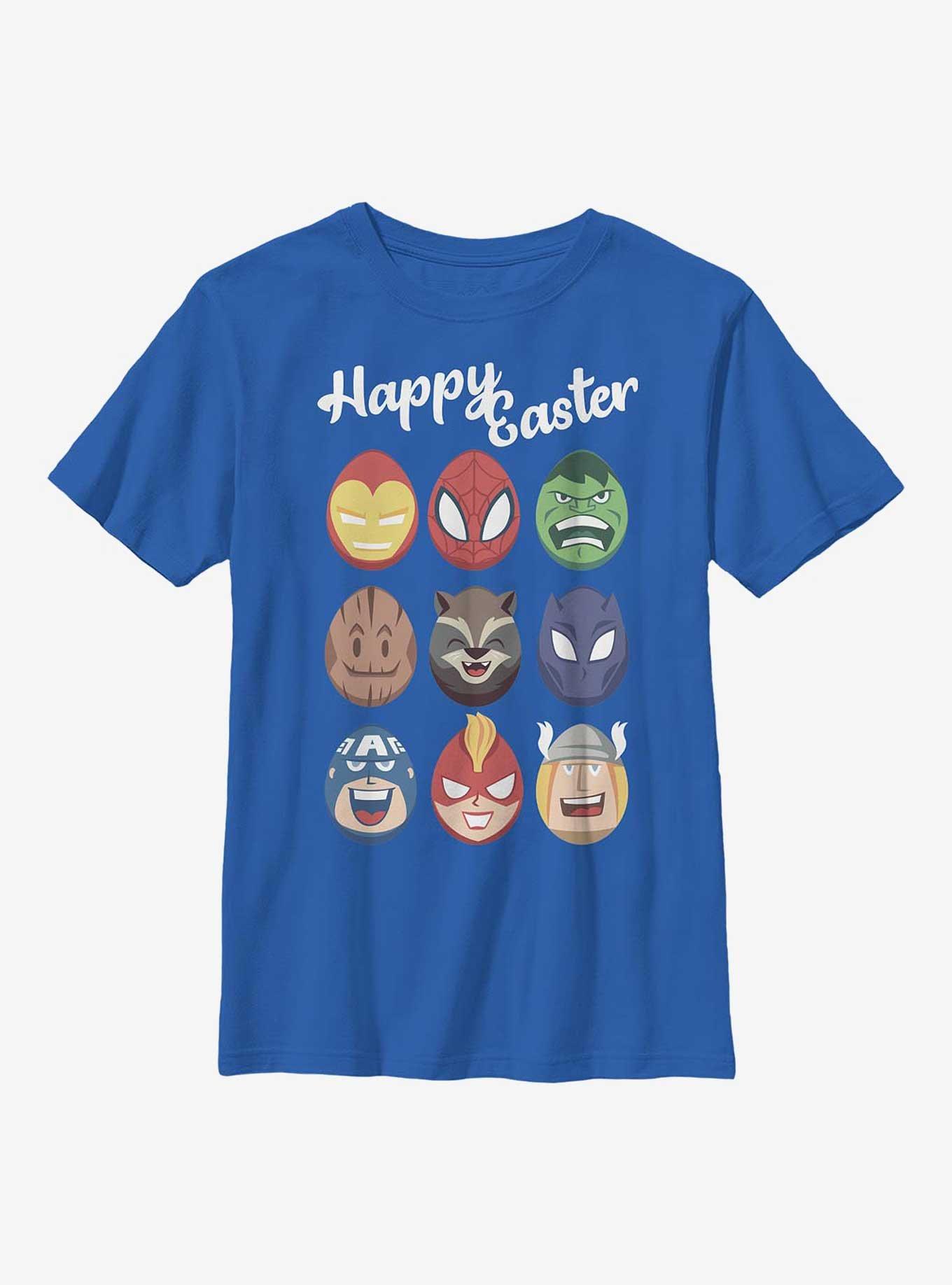 Marvel Avengers Marvel Eggs Youth T-Shirt, ROYAL, hi-res
