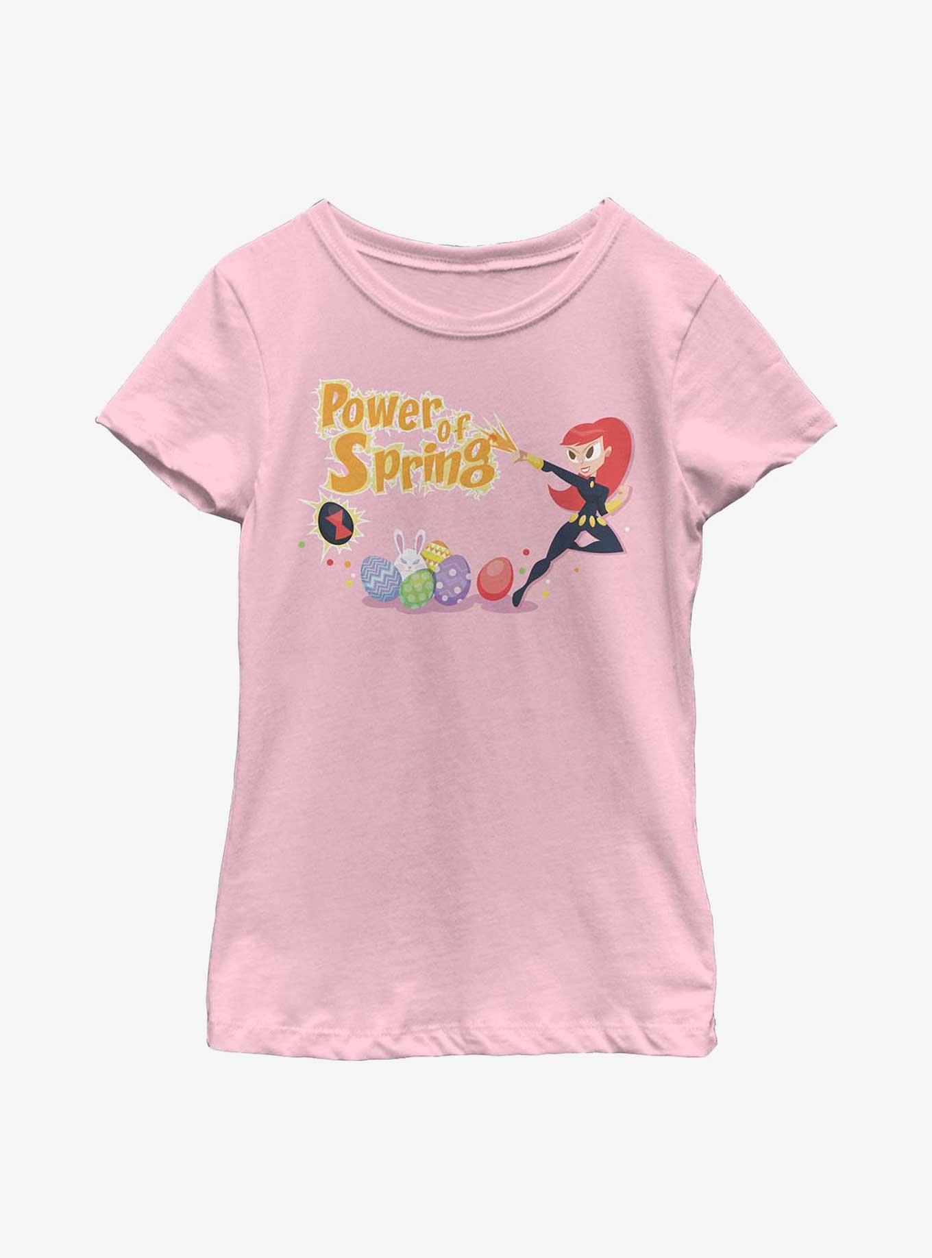 Marvel Black Widow Spring Power Youth Girls T-Shirt, , hi-res