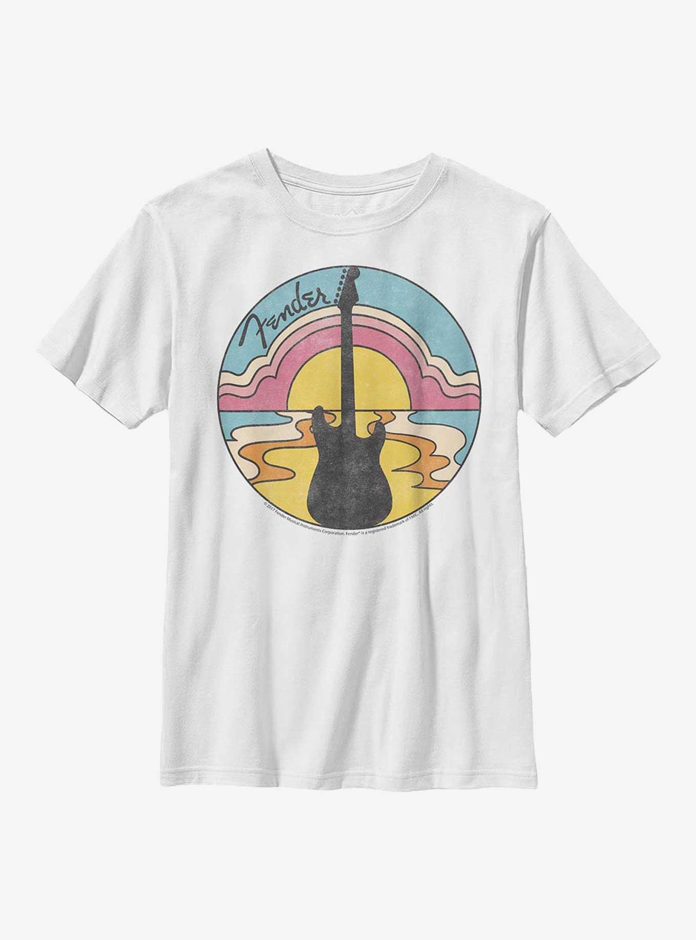 Fender 70s Youth T-Shirt, WHITE, hi-res