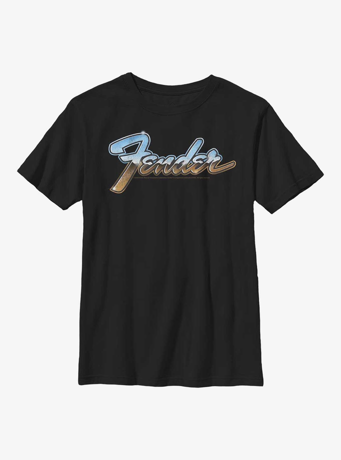 Fender Chrome Youth T-Shirt, , hi-res